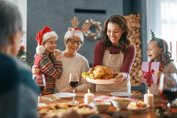 istock family celebrating Christmas 1356885190