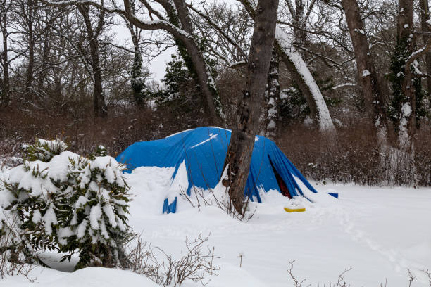 Homeless Camping During The Winter
