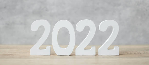 istock 2022 number on table. Plan, finance, Resolution, strategy, solution, goal, business and New Year holiday concepts 1356896523
