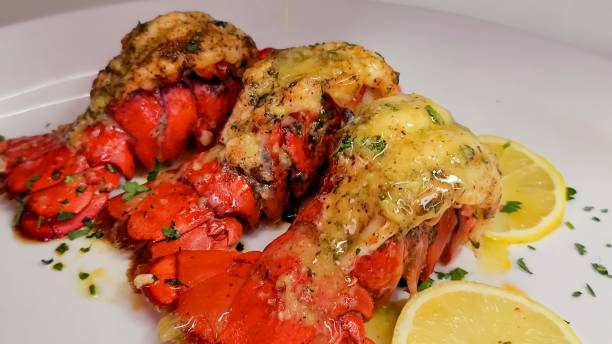 garlic butter lobster. Lobster tails