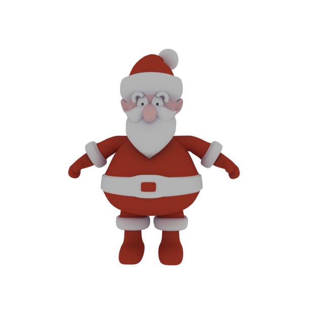 istock Santa Claus Isolated 1356898919