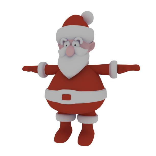istock Santa Claus Isolated 1356898923