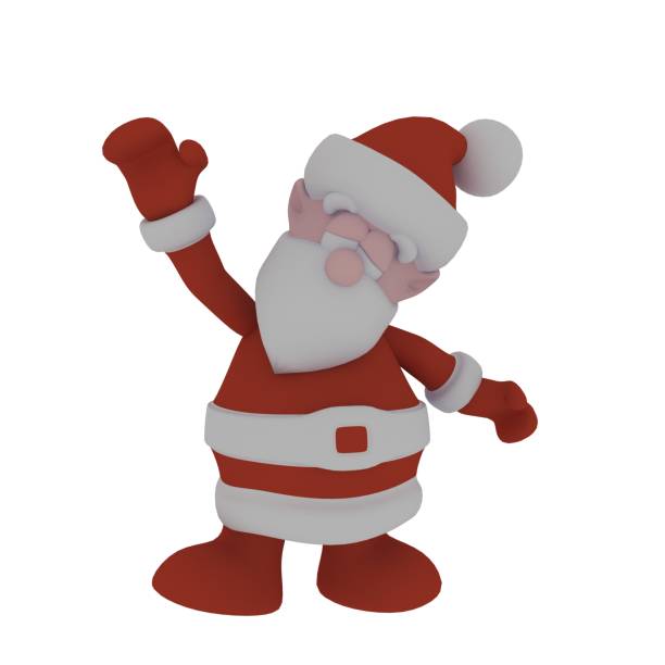 istock Santa Claus Isolated 1356898933