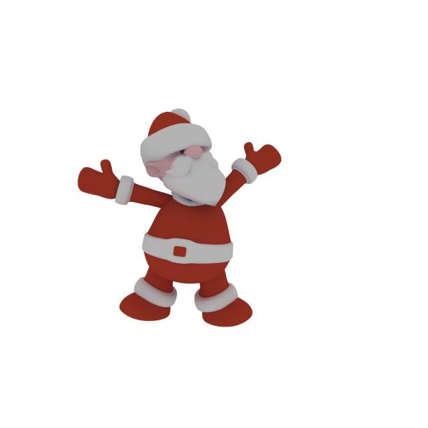 istock Santa Claus Isolated 1356899534