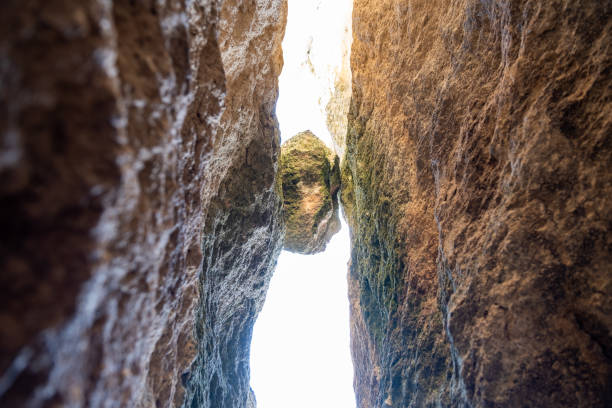 The stone stuck between two rocks in Phrygian Valley.(Ayazini District)