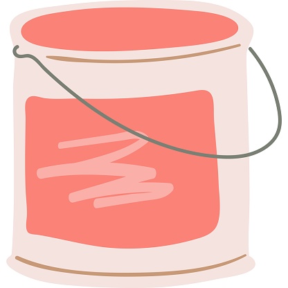 istock Paint icon can bucket vector wall renovation 1356906907