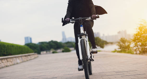 istock Riding bike on the coast path 1356914504