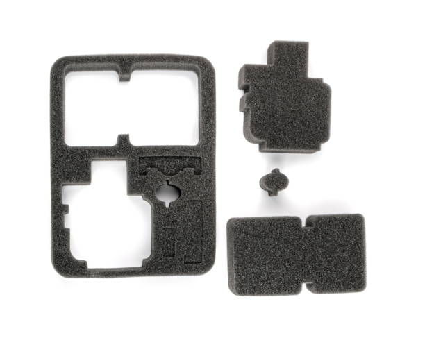 istock Packaging foam for electronic equipment isolated 1356915434