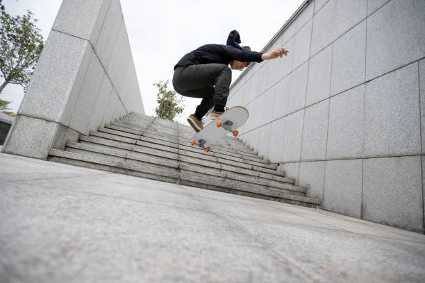 istock Skateboarder skateboarding outdoors in city 1356917621