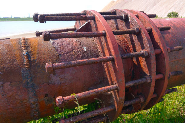 istock A close-up of a rusty large industrial pipe. 1356920910