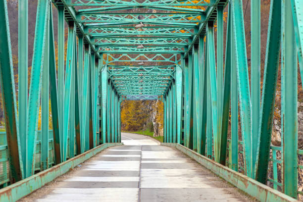 istock Steel Bridge Green 1356930097