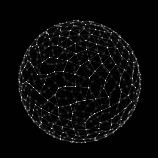 istock Futuristic sphere of particles and lines. Network connection big data. Abstract technology background. 3d rendering. 1356933390