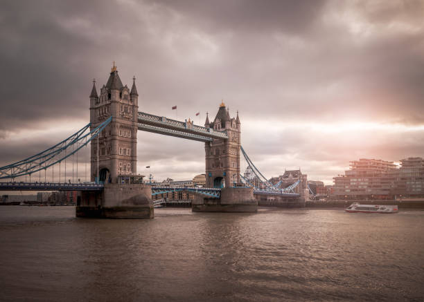 istock Tower Bridge, London - winter sunset 1356935936