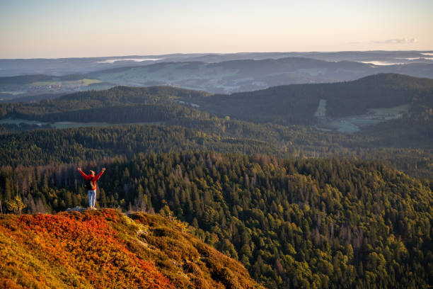 Above the Black Forest, at sunrise