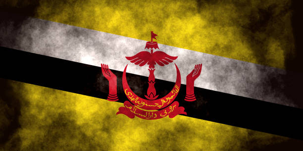 istock Grunge Brunei flag   close-up 1356938585