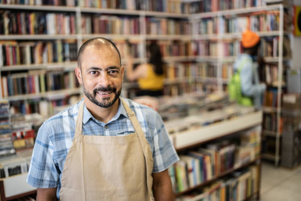 istock Portrait of a bookstore owner 1356940639