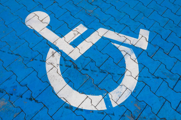 istock Cracked handicap sign 1356957256