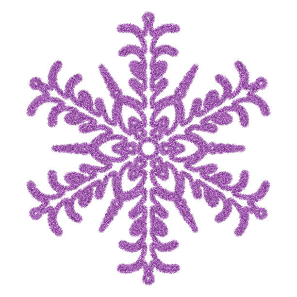 Free Stock Photo of Intricate snowflake on purple background | Download ...
