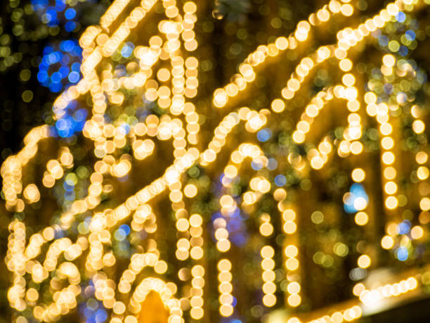istock Blurred Holiday Christmas Background with Bokeh 1356960406