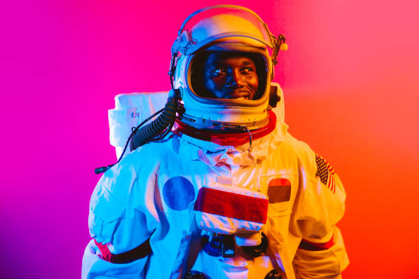 istock Cinematic image of an astronaut. 1356961130