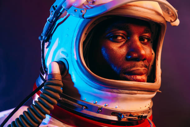 istock Cinematic image of an astronaut. 1356961301