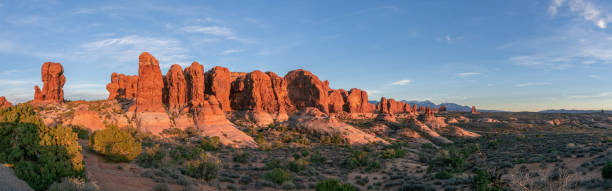 istock Blue sky in Arches National Park 1356961324
