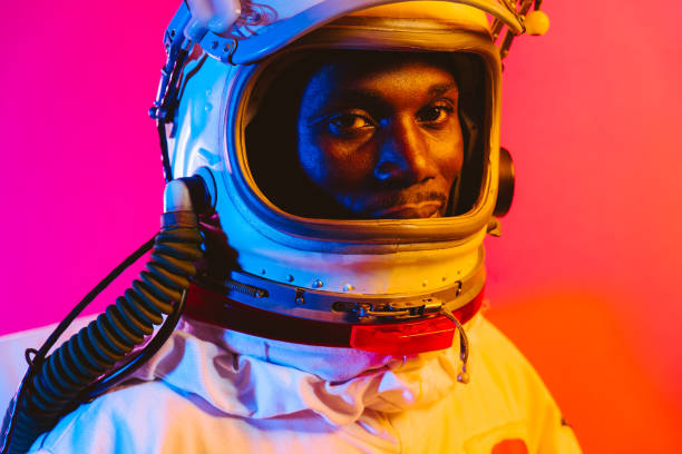 istock Cinematic image of an astronaut. 1356961366