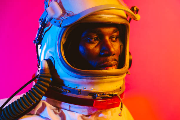 istock Cinematic image of an astronaut. 1356961622