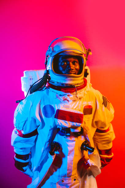 istock Cinematic image of an astronaut. 1356961653