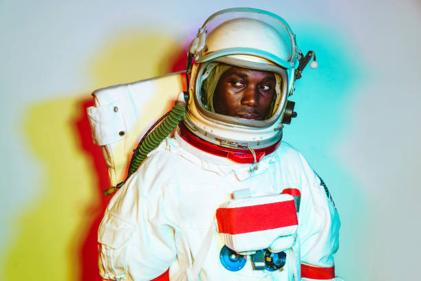 istock Cinematic image of an astronaut. 1356961690