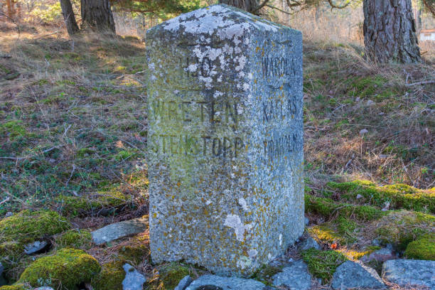 istock Old Swedish signpost at a crossroad 1356962681