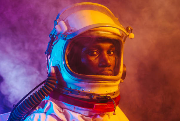 istock cinematic image of an astronaut. 1356962830