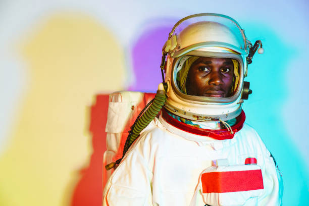 istock cinematic image of an astronaut. 1356963012