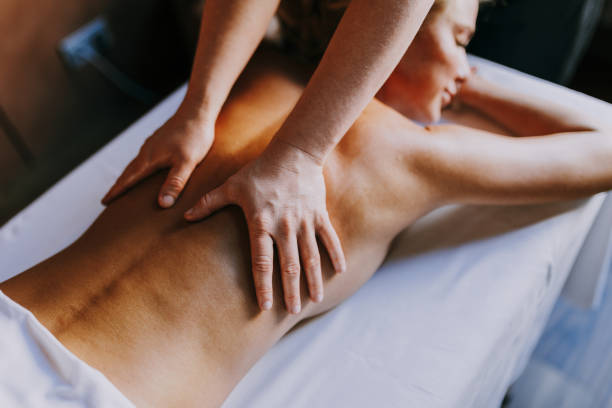 istock Woman relaxing in a beauty spa 1356970632