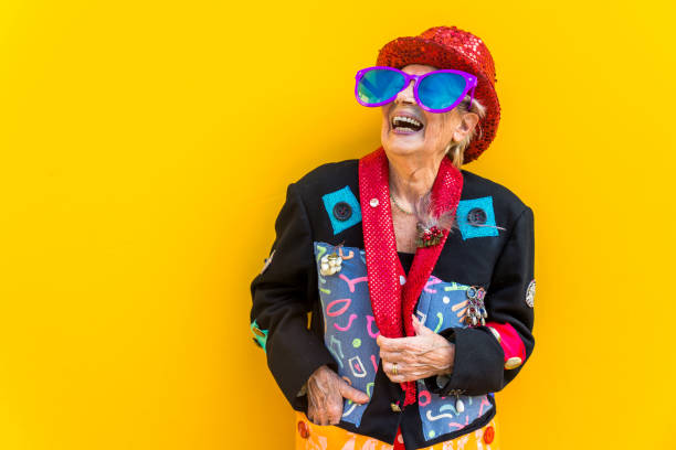 istock Senior woman with fancy style 1356978747