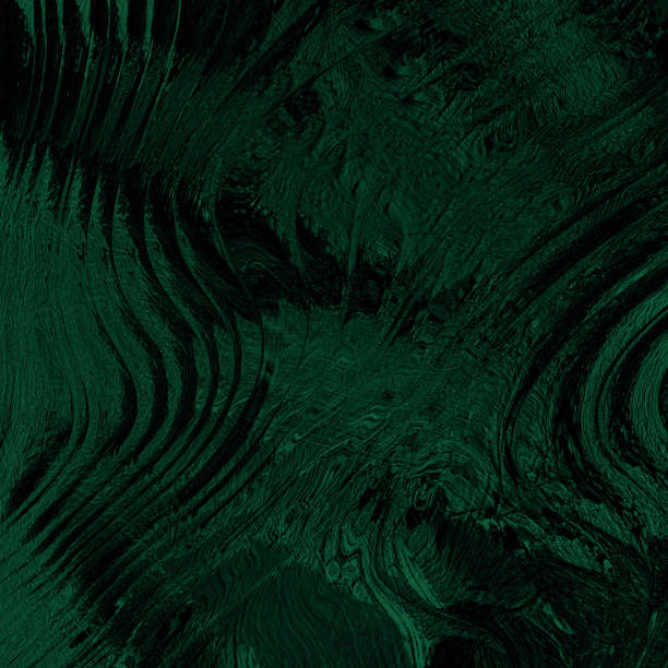 Marble Jade Green Dark Christmas St Patrick's Day Background Abstract Malachite Agate Stone Molten Glass Texture Frosted Shiny Futuristic Ombre Wave Pattern Imitation Acrylic Painting Digitally Generated Image Design template for presentation, flyer, card, poster, brochure, banner