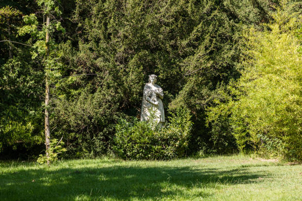 public gardens called el moor field in Madrid, Spain