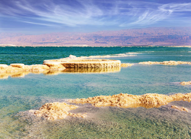 istock The evaporated salt on the water 1356987925