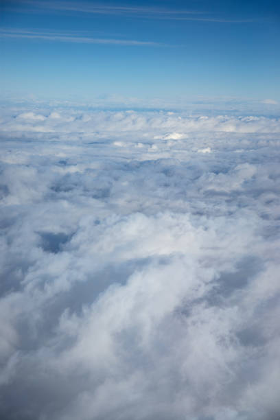 istock Cloudcape made from window of airplane 1356991596