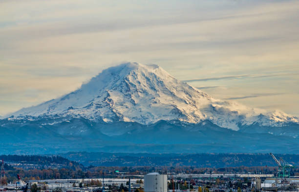 istock Shipping Port And Mountain Details 1356992998