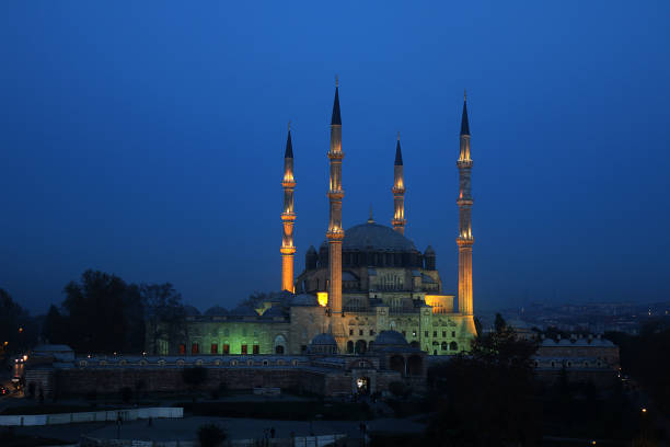 selimiye moschee - sultan selim ii stock-fotos und bilder