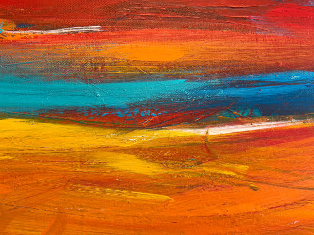 istock Abstract Acrylic Painting - Art Background 1357006162