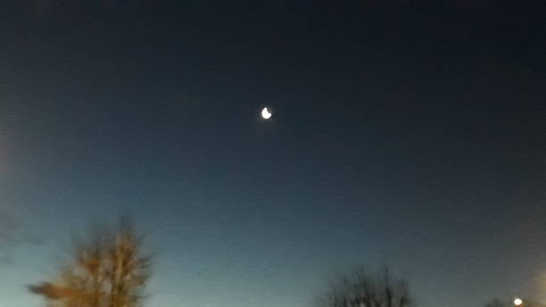 istock Moon. Morning photography. 1357006556