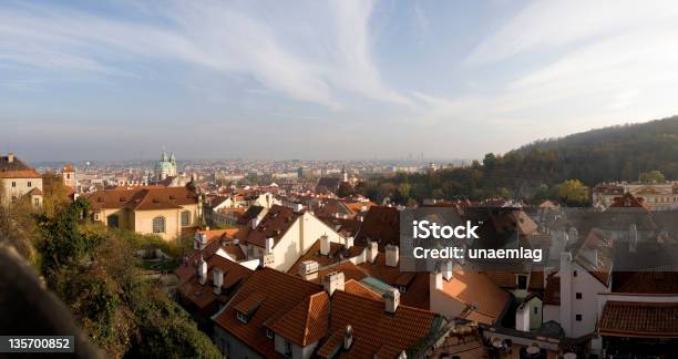 Prag Stadt Panoramabild Stockfoto und mehr Bilder von Prag - Prag, Alt, Anhöhe