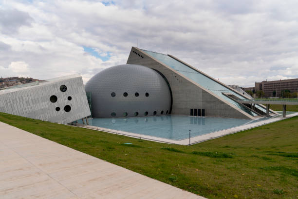 Ankara,Turkey-October 17 2021: New Presidential Symphony Orchestra (cumhurbaskanligi senfoni orkestrasi) concert hall