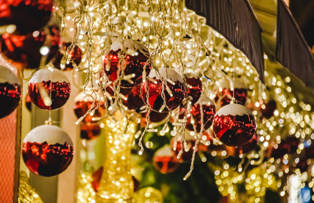 istock Christmas toys and lights 1357025779