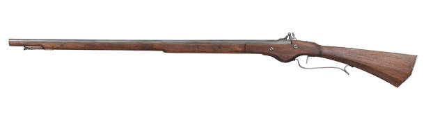 istock 17th century ancient flintlock musket. 1357025787