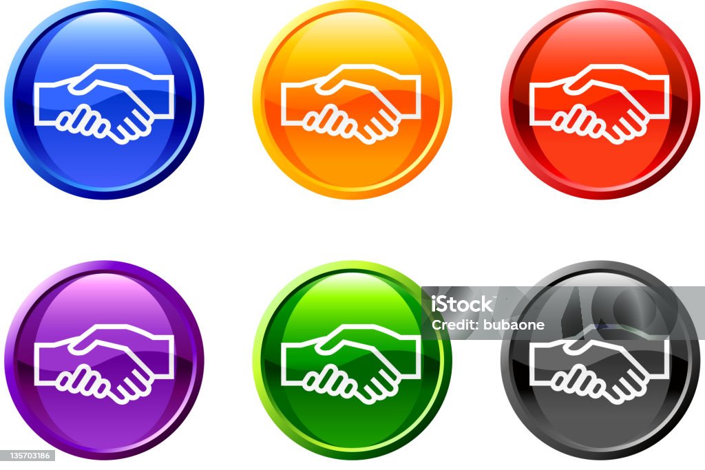 royalty free vector handshake meeting vector icon set round buttons http://www.belyj.com/i/join2.jpg Keypad stock vector
