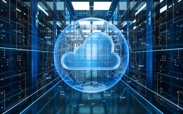 big data et cloud computing, rendu 3d. - datacenter photos et images de collection