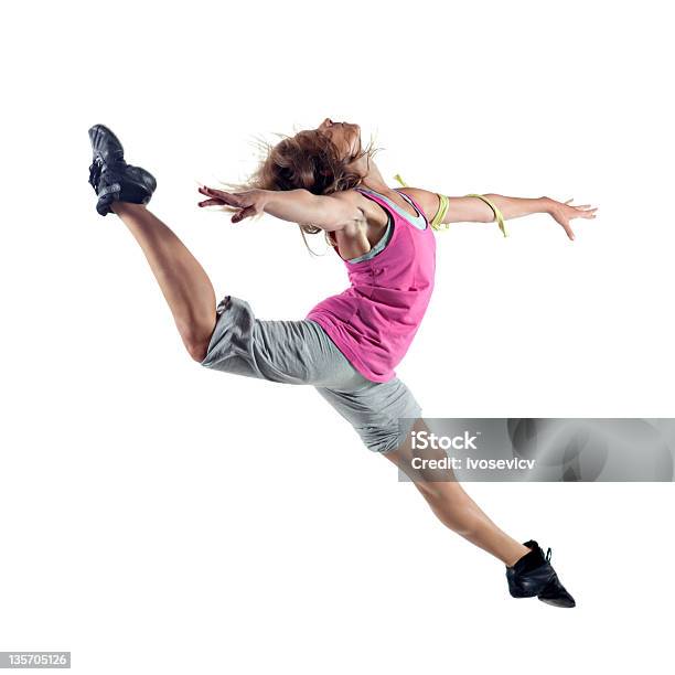 Moderno Balé Salto - Fotografias de stock e mais imagens de Dança Moderna - Dança Moderna, Dançar, Jazz - Dança Moderna